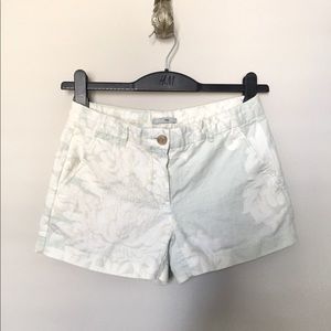 GAP floral print linen shorts